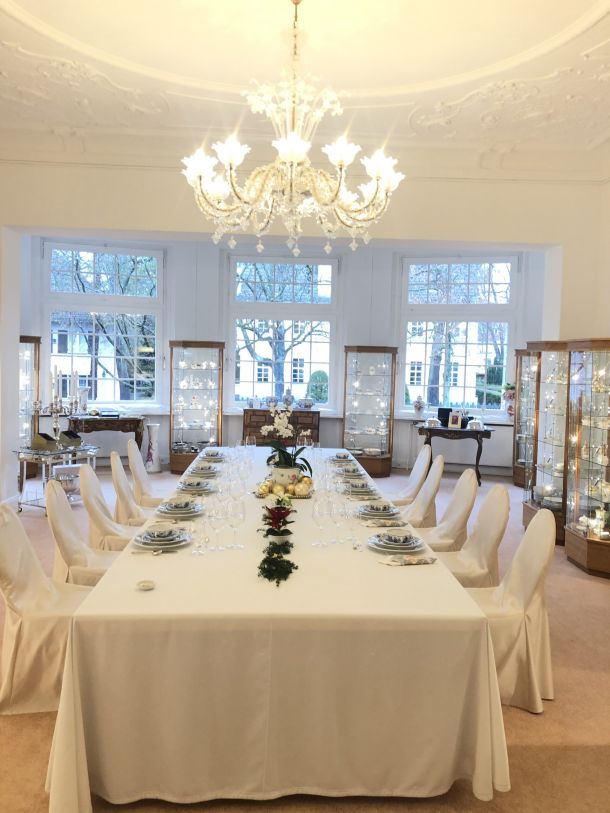 Beratungsraum von Juwelier Berlin in der Villa Roderbourg für exklusive Schmuck- und Trauringberatung